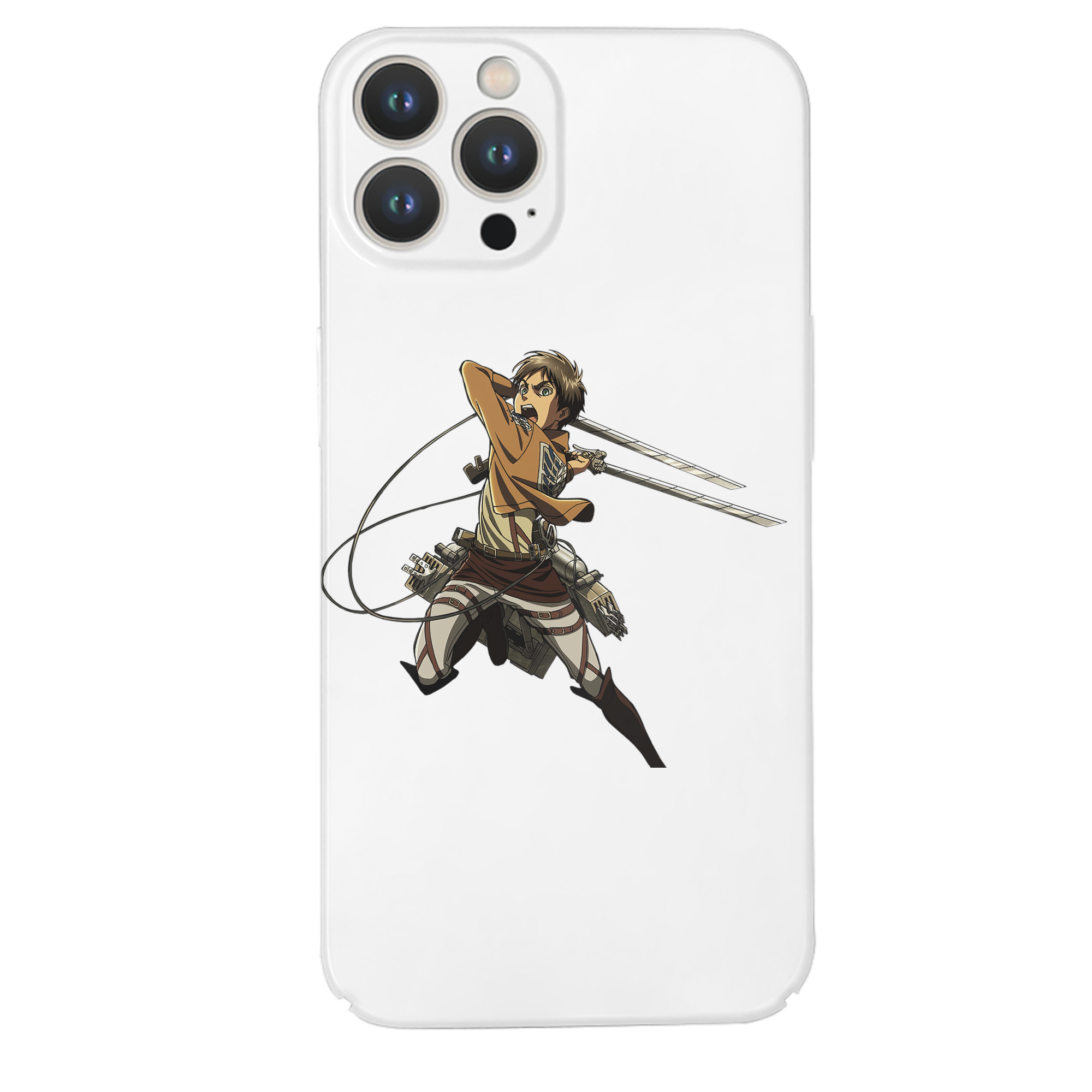 （画像用） 進撃の巨人 エレン･イェーガー Attack on Titan Eren Jäger 【iPhone 14シリーズ対応】ハードケース